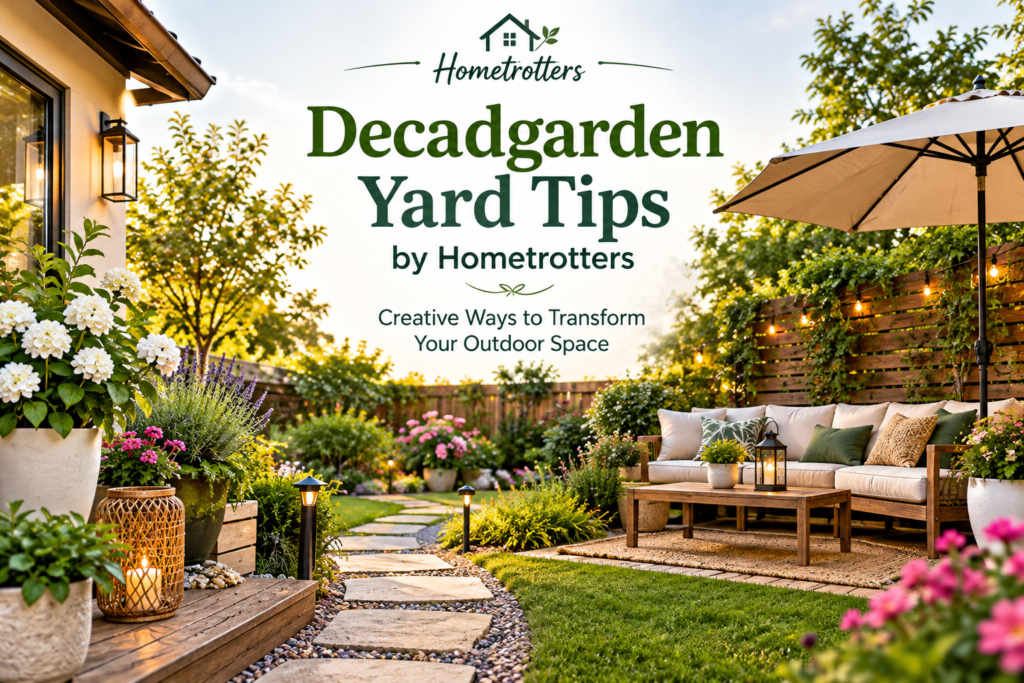 Decadgarden Yard Tips by Hometrotters for a Beautiful Outdoor Garden